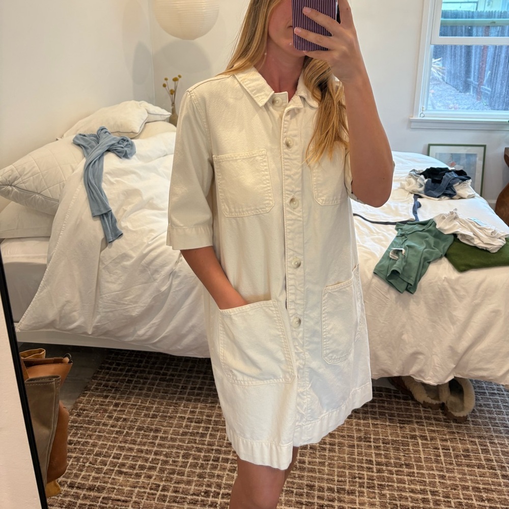 Everlane chore mini dress size 2